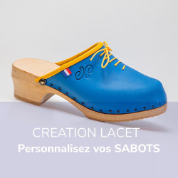 Sabots avec lacets - Création